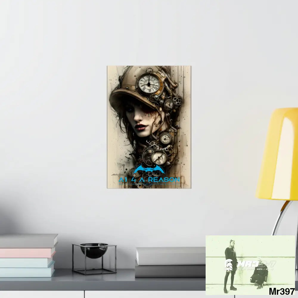 A1 4 A reason Gothic Animal SuperResolution Graphic Matte Vertical Posters 11’’ x 16’’ / Matte Poster