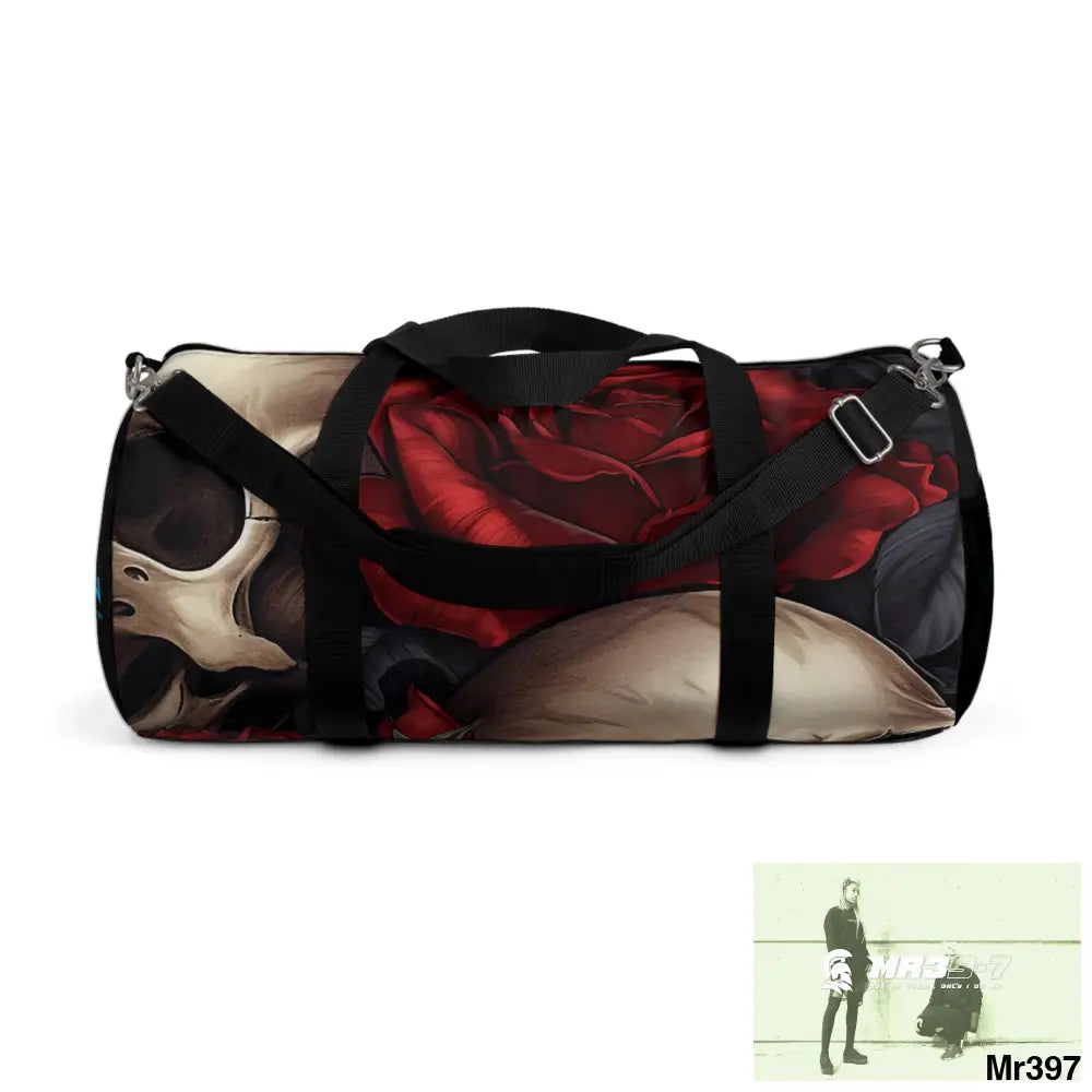 A1 4 A Reason Gothic Skulls & Roses Duffel Bag Large Bags