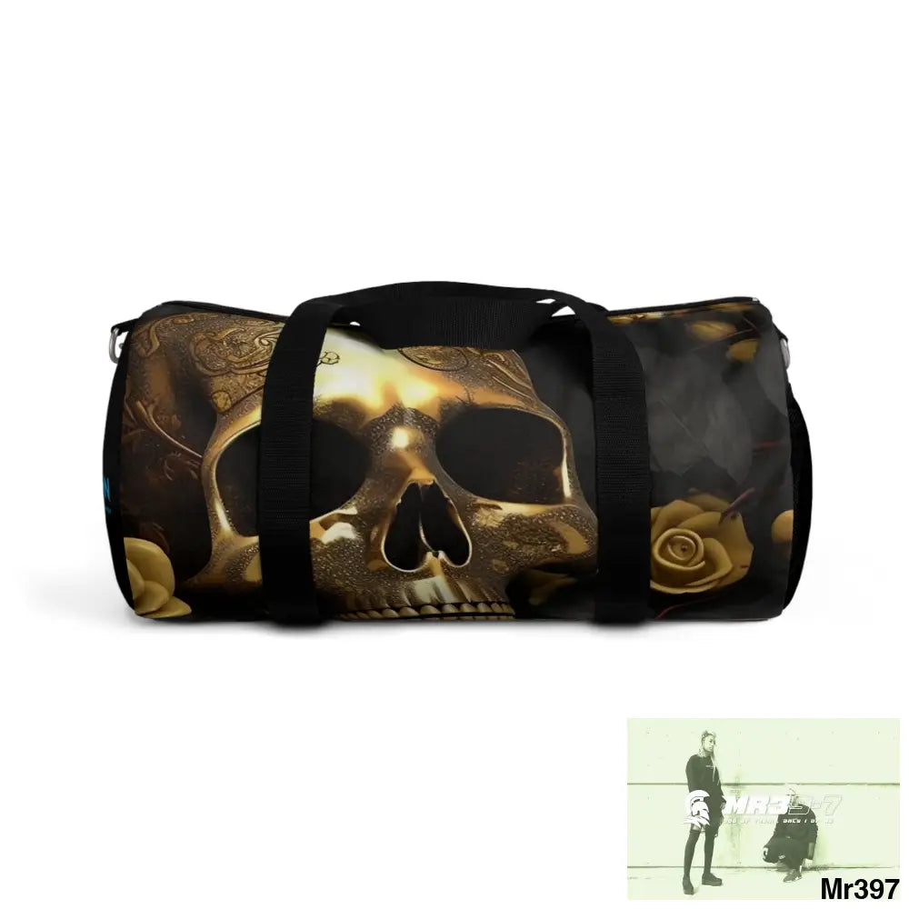 A1 4 A Reason Gothic Skulls & Roses Duffel Bag Small Bags