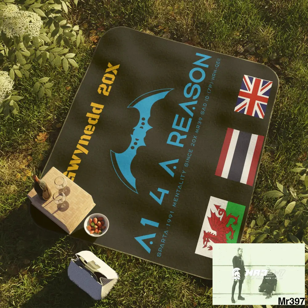 A1 4 A reason Gwynedd Picnic Blanket 61’’ × 51’’ Home Decor