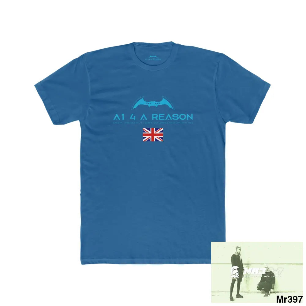 A1 4 A Reason I7MI6A1London Fuller House MH Telford - Coffee meet #fuckoff (2023) Men’s Cotton Crew Tee Solid Cool Blue