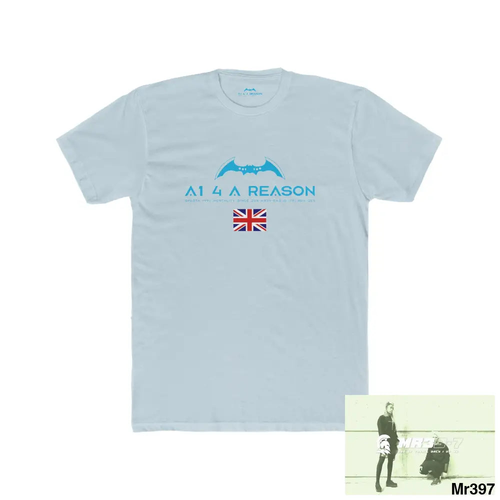 A1 4 A Reason Kenya 2015 Mombasa Airport Top Thai Organised Crime Men’s Cotton Crew Tee Solid Light Blue / S T-Shirt