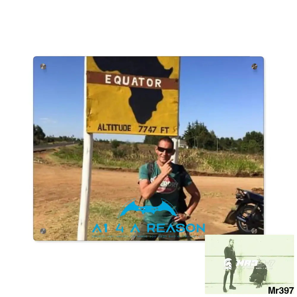 A1 4 A Reason Kenya Equator Tactical pick up 2015 Acrylic Wall Art Panels 20″ x 16″ (Horizontal) / 0.25’’ Home Decor