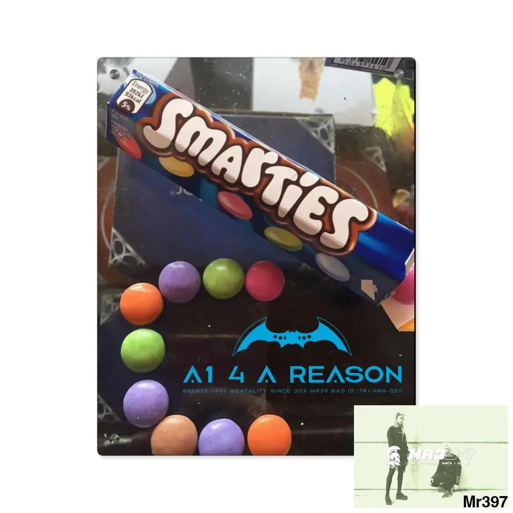 A1 4 A Reason Kenya into Barmouth Off Train 2015.C3D Smarties Acrylic Wall Art Panels 16″ x 20″ (Vertical) / 0.25’’