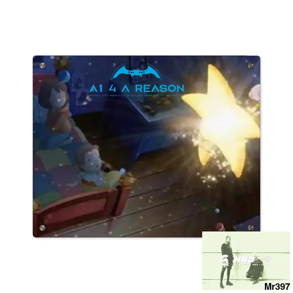 A1 4 A Reason Laura’s Star Acrylic Wall Art Panels 20″ x 16″ (Horizontal) / 0.25’’ Home Decor