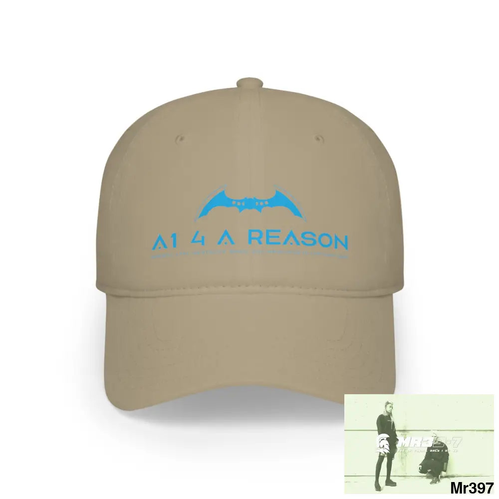 A1 4 A Reason Low Profile Baseball Cap Khaki / One size Hats