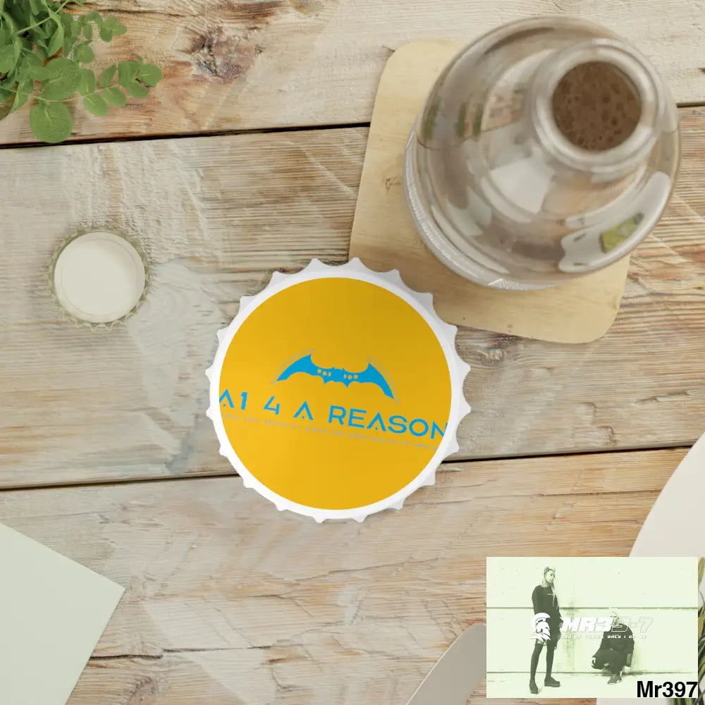 A1 4 A Reason Magnetic Bottle Opener One size / White Accessories