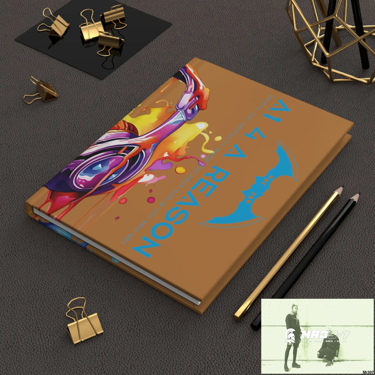 A1 4 A Reason Melting Headset Hardcover Journal Matte Journal Paper products