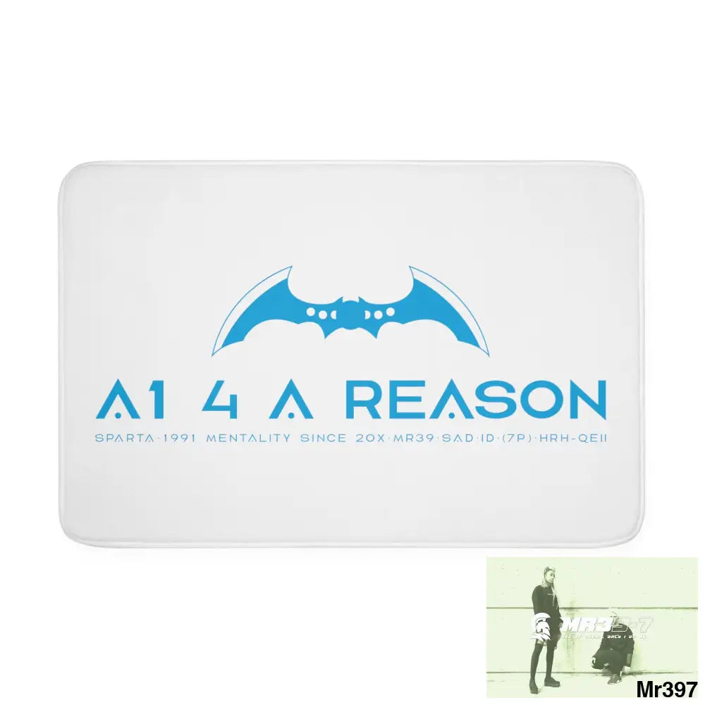 A1 4 A Reason Memory Foam Bath Mat White / 36” x 24” Home Decor