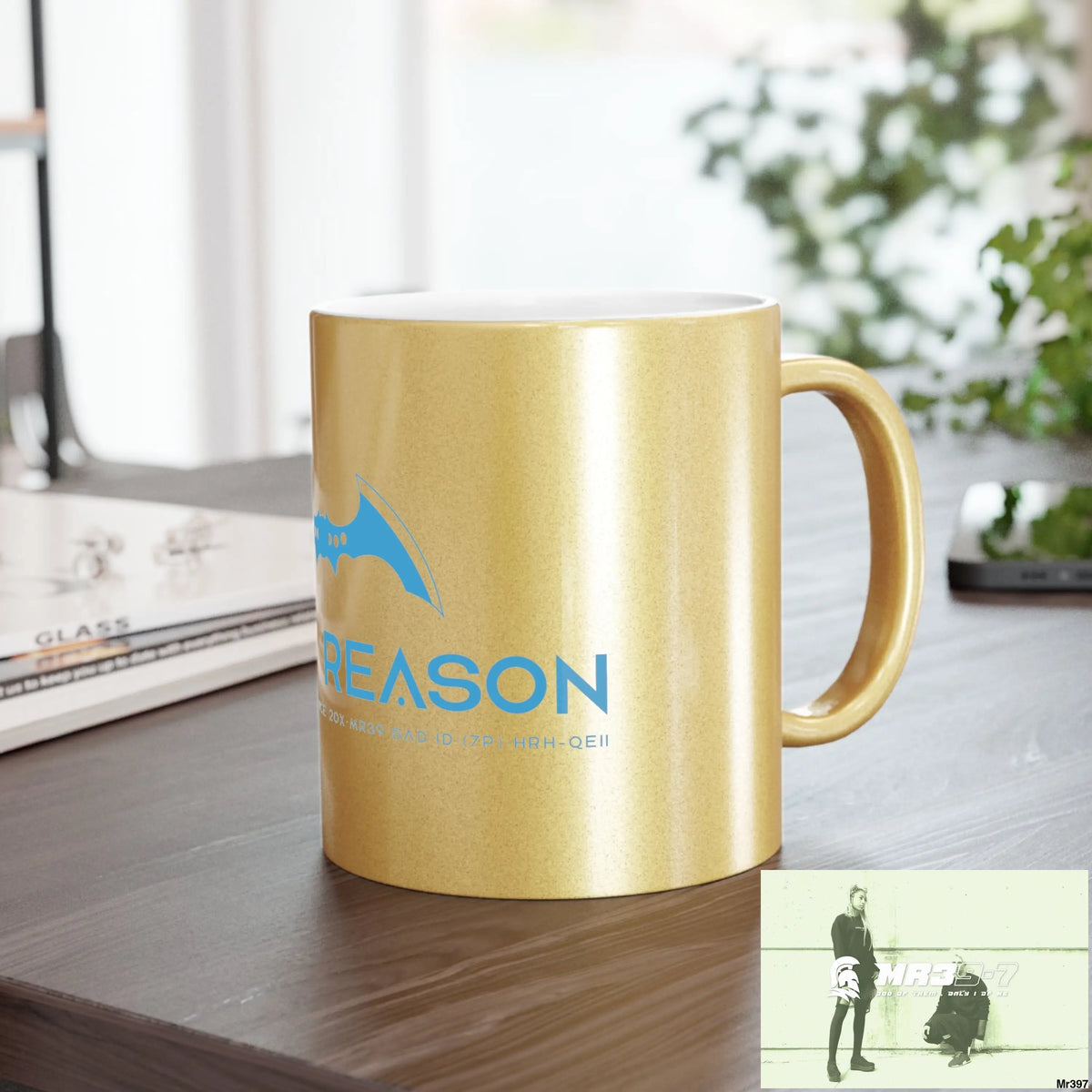 A1 4 A Reason Metallic Mug (Silver\Gold) 11oz / Gold Mug
