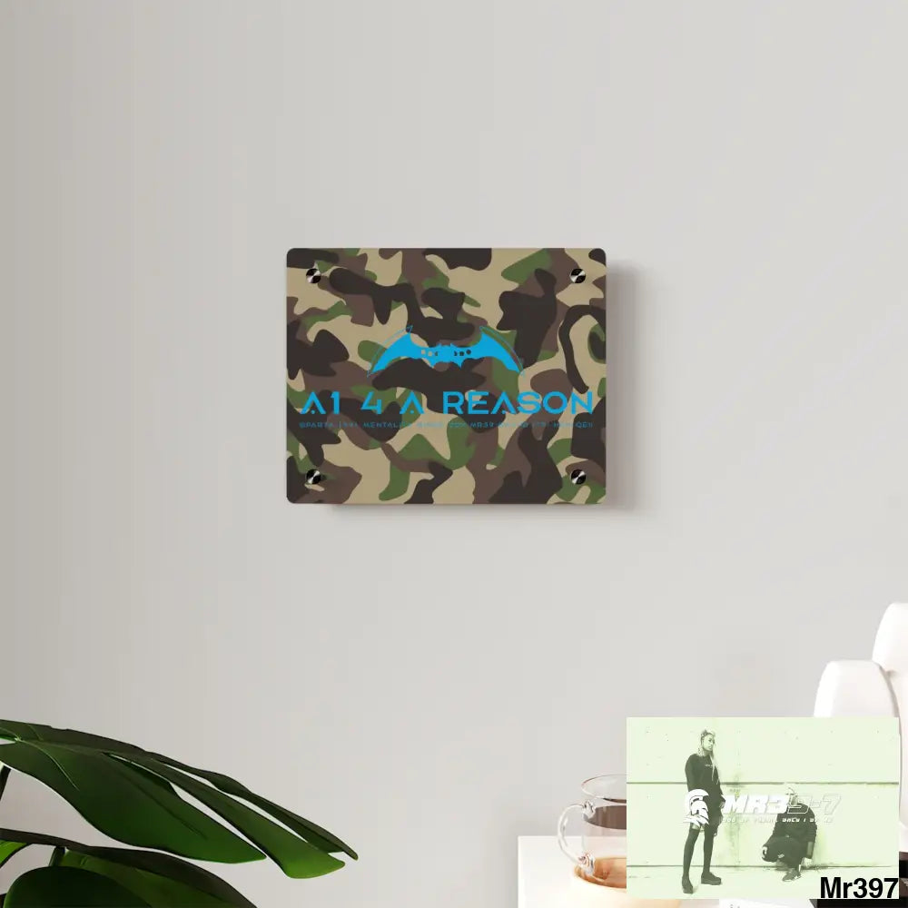 A1 4 A Reason Military Mentality 1991 Style Acrylic Wall Art Panels Home Decor