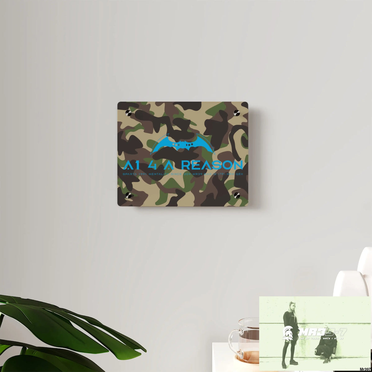 A1 4 A Reason Military Mentality 1991 Style Acrylic Wall Art Panels Home Decor