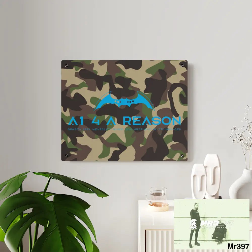 A1 4 A Reason Military Mentality 1991 Style Acrylic Wall Art Panels Home Decor