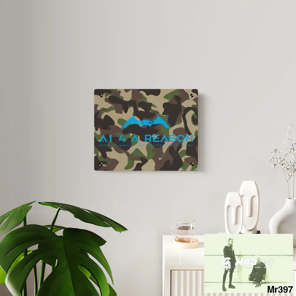 A1 4 A Reason Military Mentality 1991 Style Acrylic Wall Art Panels Home Decor