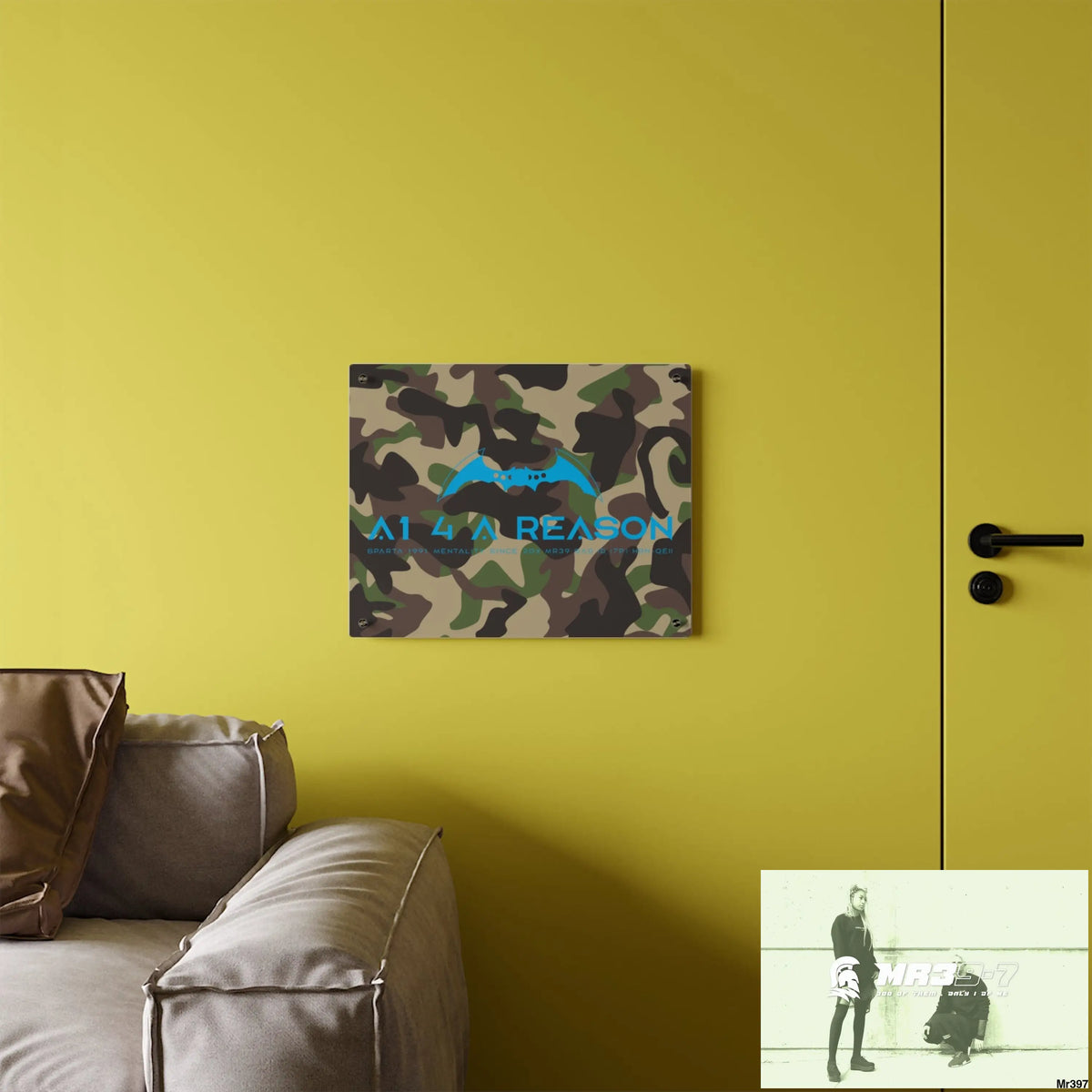 A1 4 A Reason Military Mentality 1991 Style Acrylic Wall Art Panels Home Decor