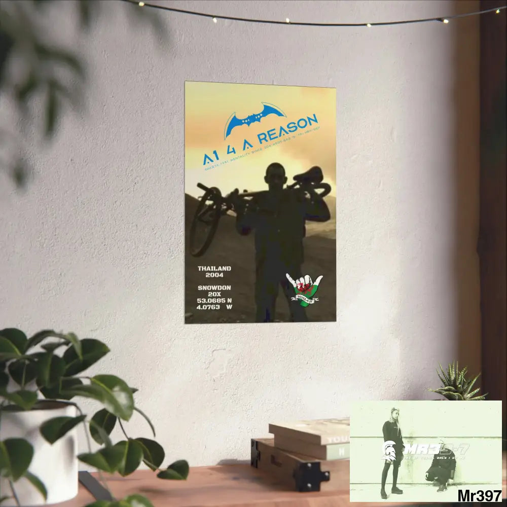 A1 4 A Reason My birthday Beating not 20X Snowdon Matte Vertical Posters Poster