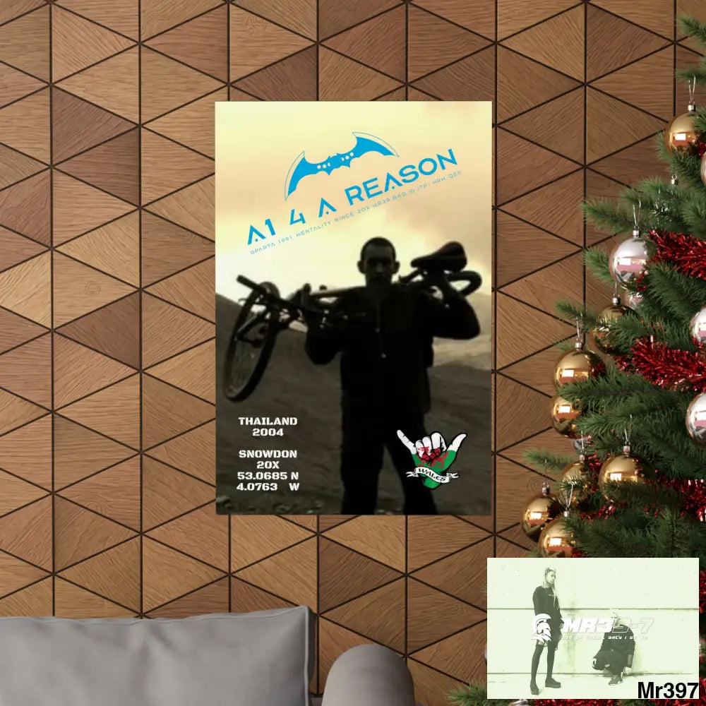 A1 4 A Reason My birthday Beating not 20X Snowdon Matte Vertical Posters Poster