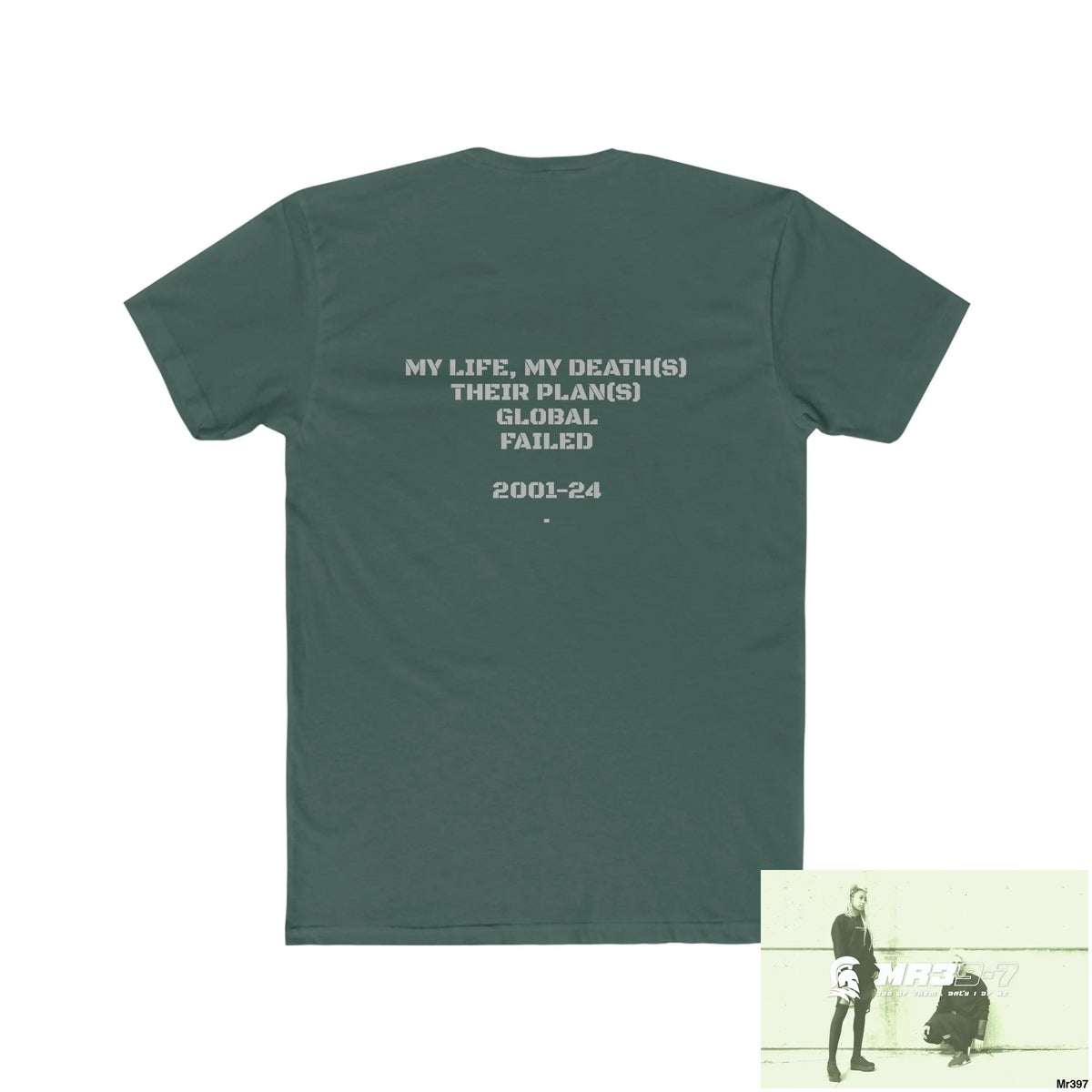 A1 4 A Reason My Life My Deaths Their Plans failed.Tactical GB Men’s Cotton Crew Tee T-Shirt