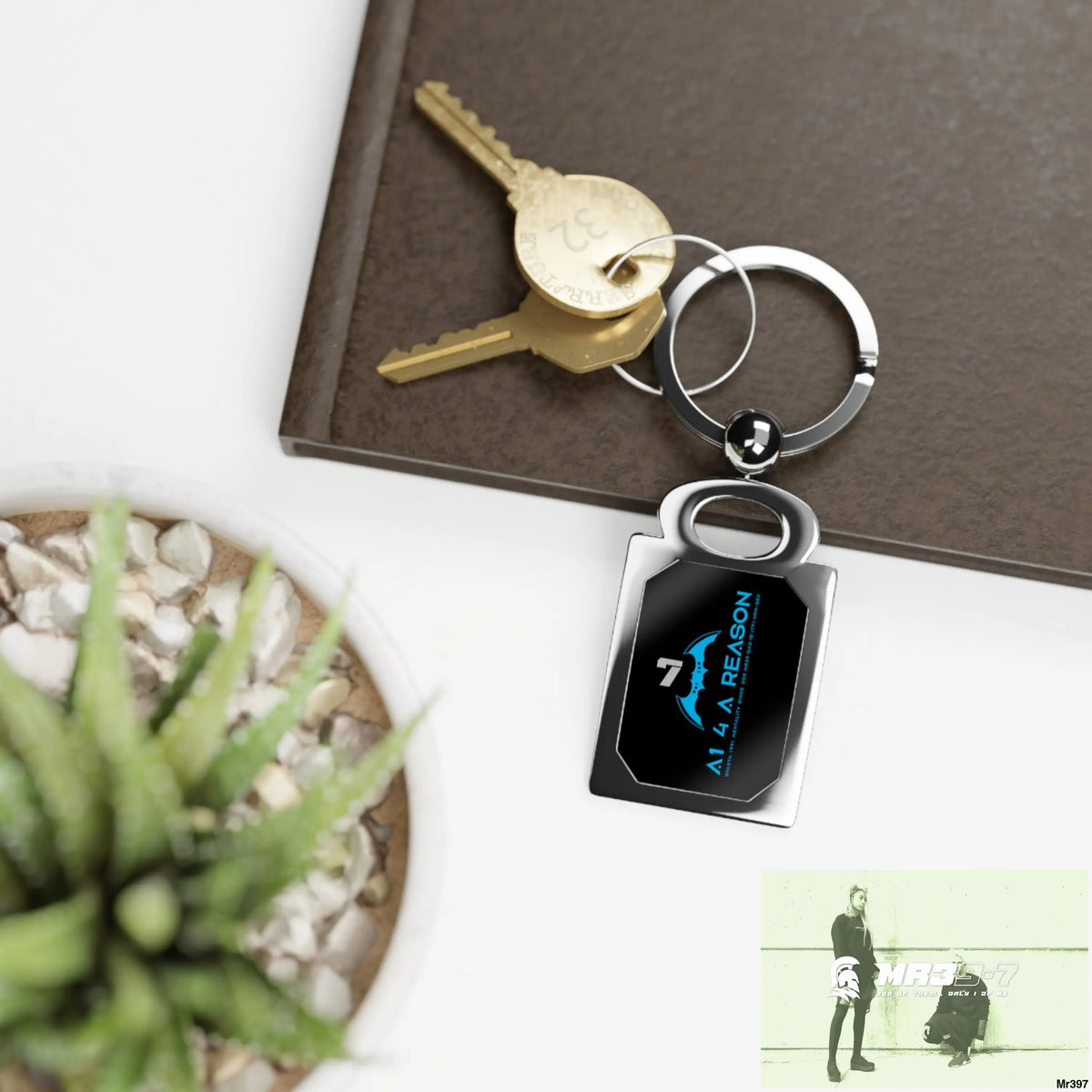 A1 4 A Reason Rectangle Photo Keyring One size / Glossy / Silver Accessories
