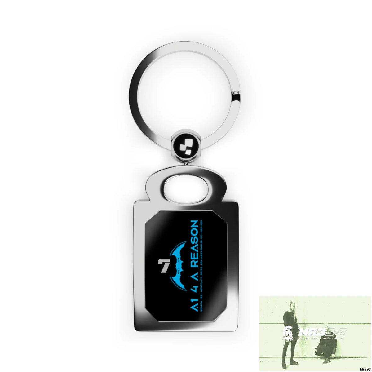 A1 4 A Reason Rectangle Photo Keyring One size / Glossy / Silver Accessories