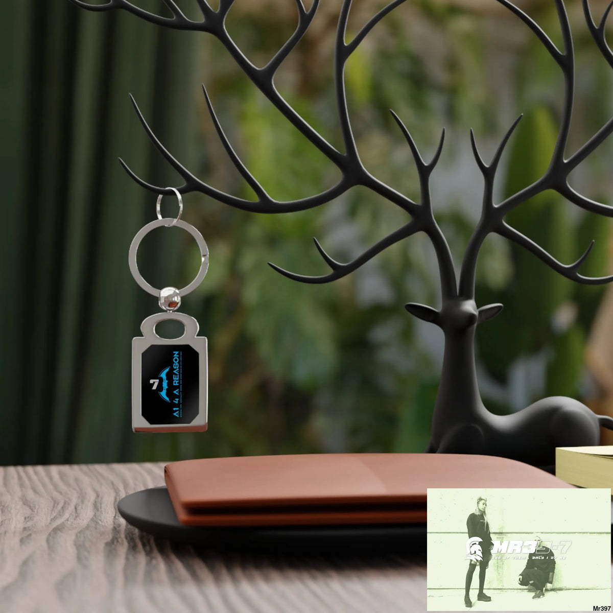 A1 4 A Reason Rectangle Photo Keyring One size / Glossy / Silver Accessories