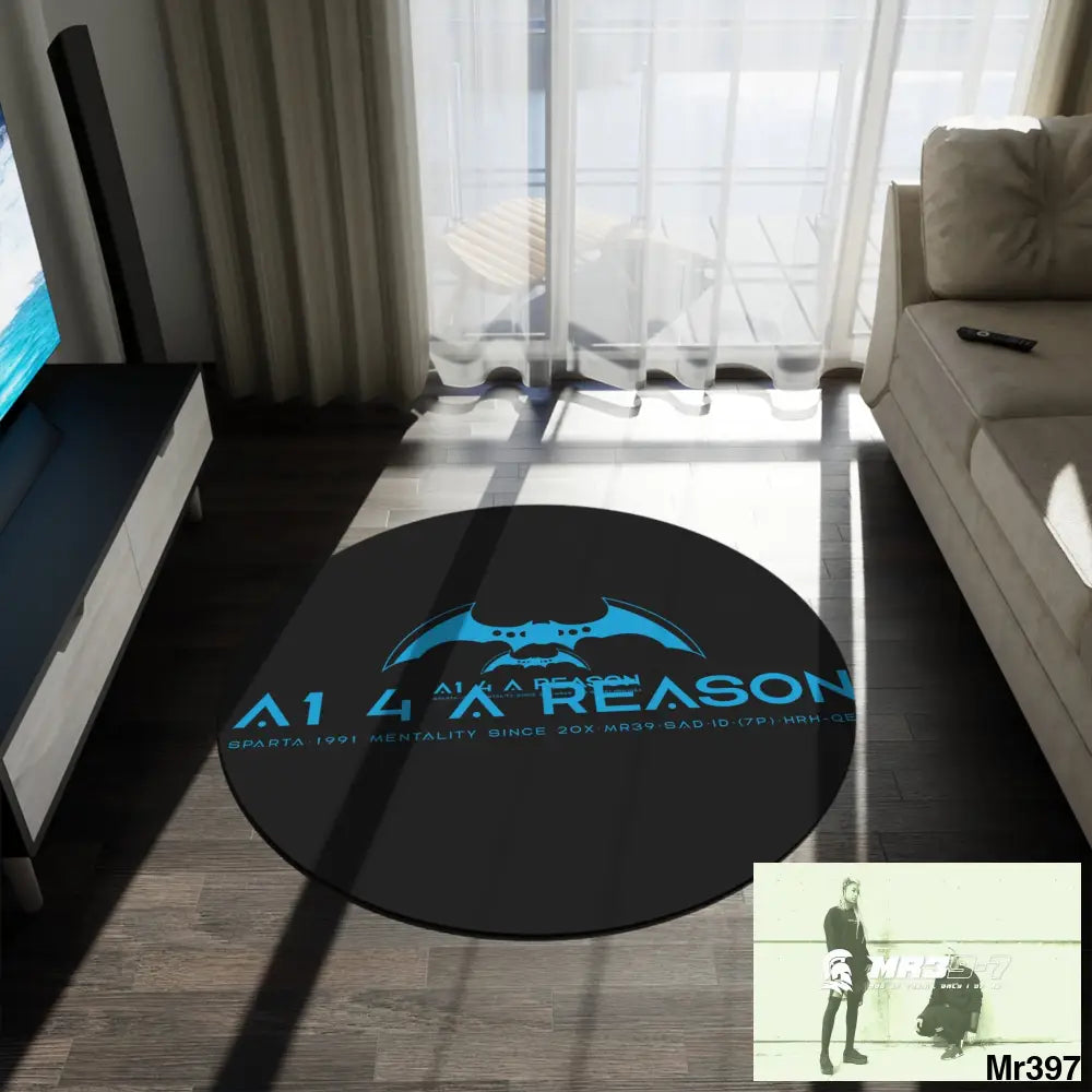 A1 4 A Reason Round Rug 60’’ × 60’’ Home Decor