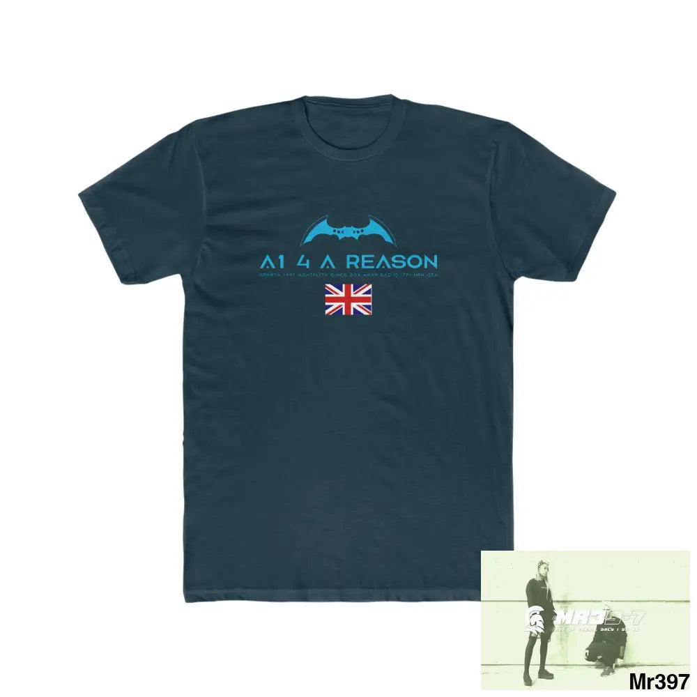 A1 4 A Reason Shrewsbury My Work 2022-23 - Men’s Cotton Crew Tee Solid Midnight Navy / XS T-Shirt