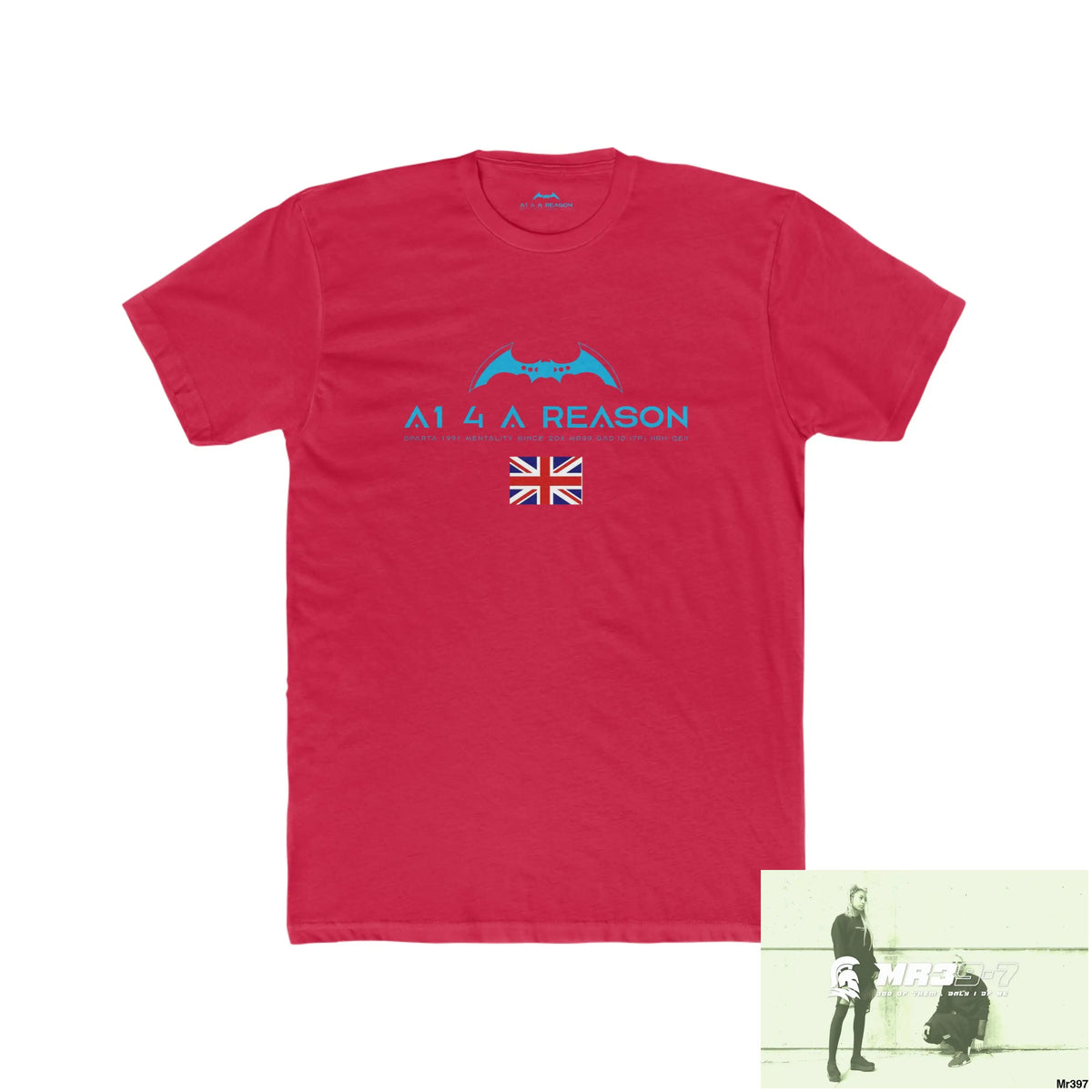 A1 4 A Reason Shropshire 2022-23 The Albanians Men’s Cotton Crew Tee Solid Red / XS T-Shirt