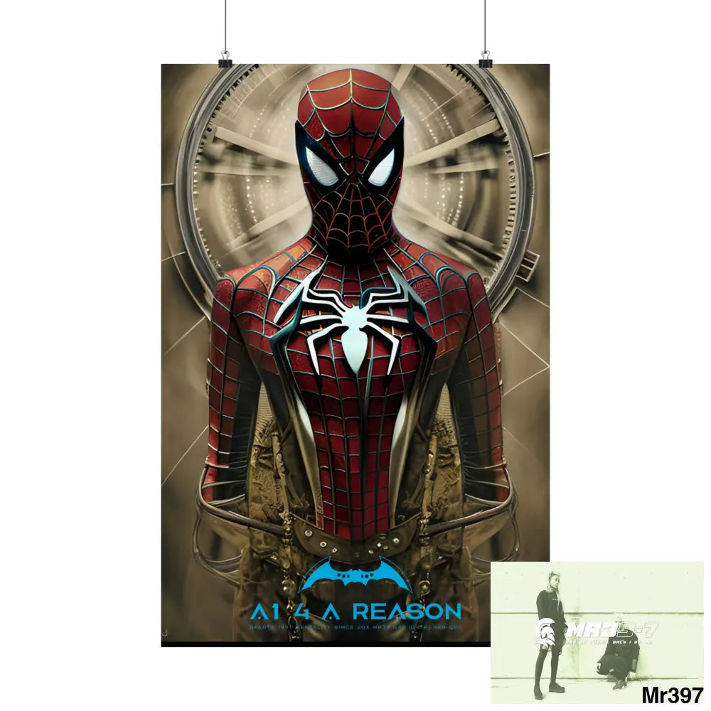 A1 4 A Reason Steampunk SpiderMan Graphic Matte Vertical Posters 20″ x 30″ / Matte Poster