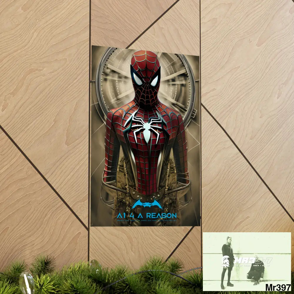 A1 4 A Reason Steampunk SpiderMan Graphic Matte Vertical Posters Poster