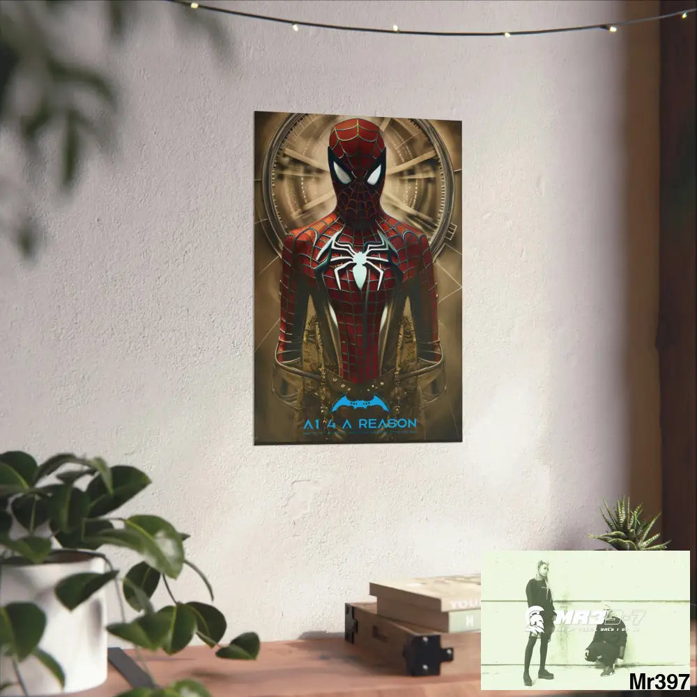 A1 4 A Reason Steampunk SpiderMan Graphic Matte Vertical Posters Poster