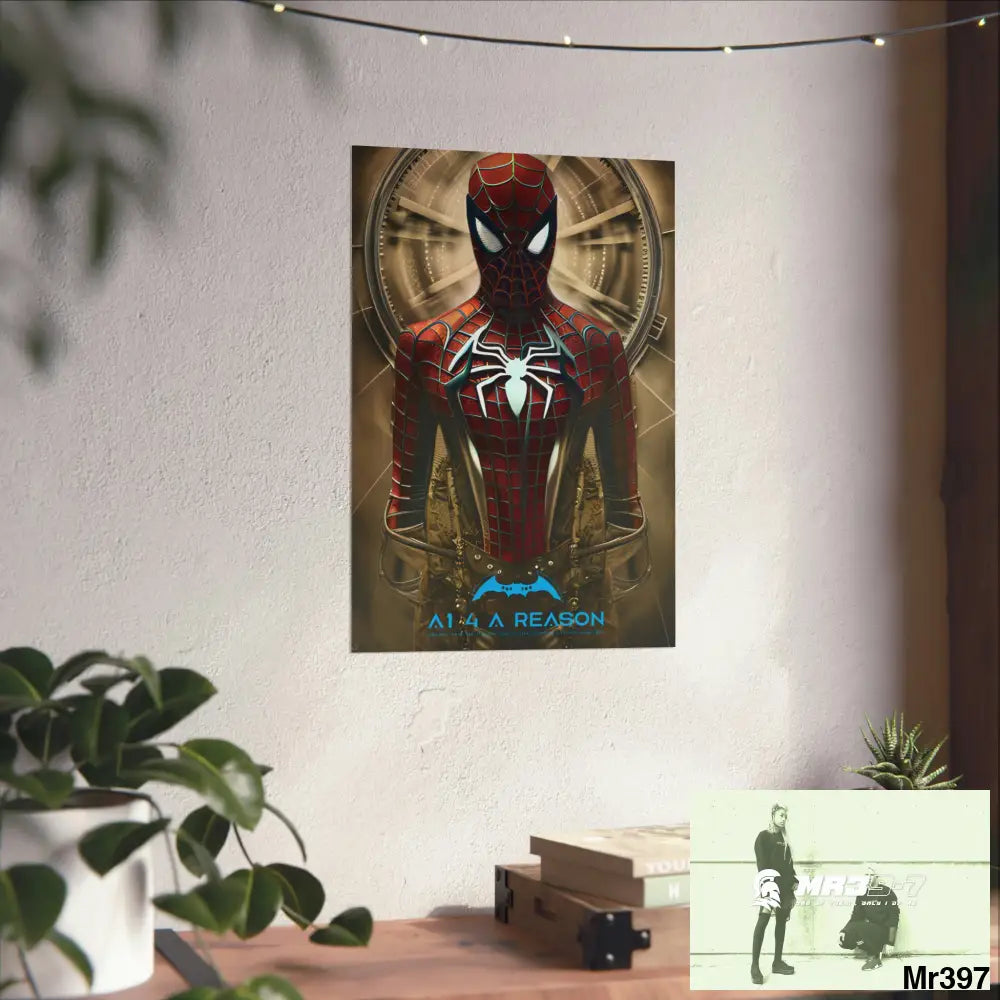 A1 4 A Reason Steampunk SpiderMan Graphic Matte Vertical Posters Poster