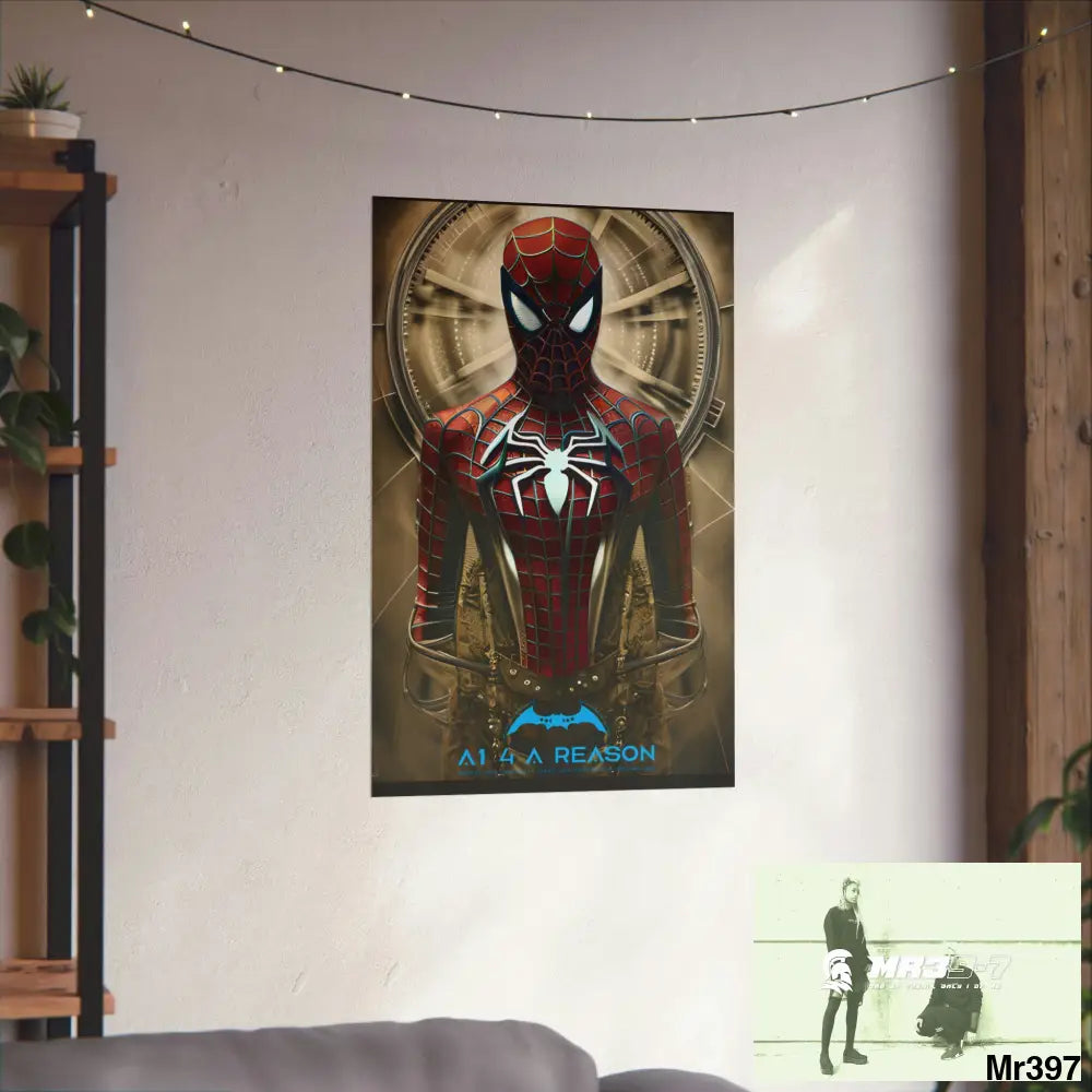 A1 4 A Reason Steampunk SpiderMan Graphic Matte Vertical Posters Poster