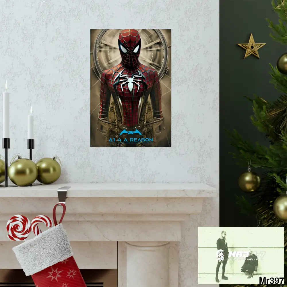 A1 4 A Reason Steampunk SpiderMan Graphic Matte Vertical Posters Poster