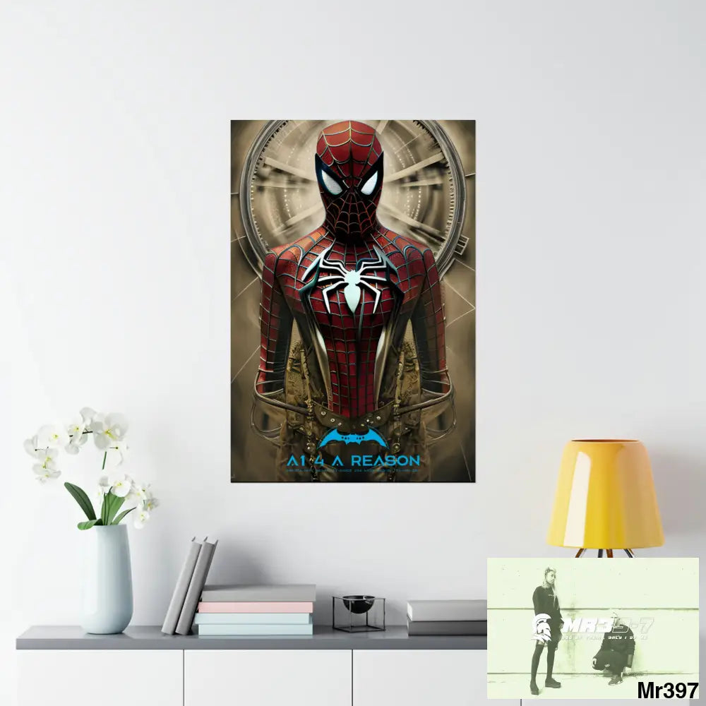 A1 4 A Reason Steampunk SpiderMan Graphic Matte Vertical Posters Poster