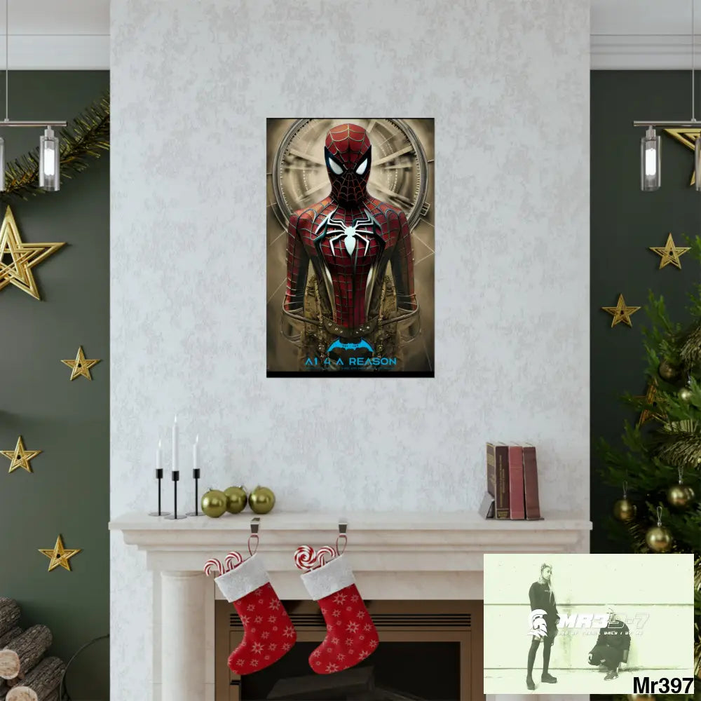 A1 4 A Reason Steampunk SpiderMan Graphic Matte Vertical Posters Poster