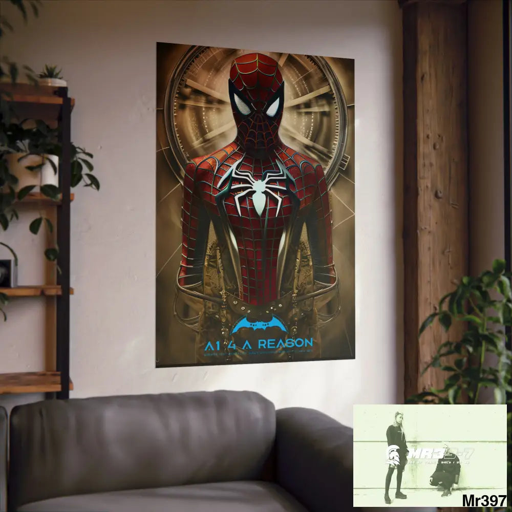 A1 4 A Reason Steampunk SpiderMan Graphic Matte Vertical Posters Poster