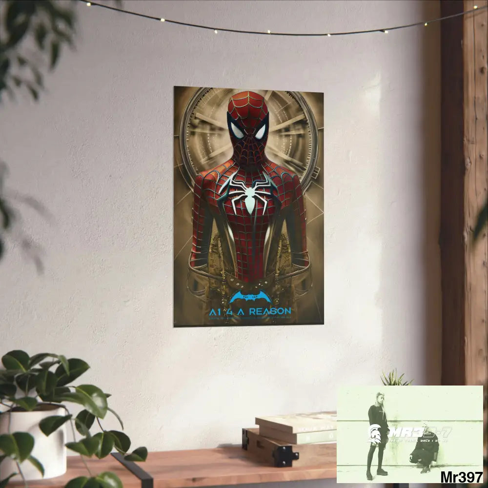 A1 4 A Reason Steampunk SpiderMan Graphic Matte Vertical Posters Poster