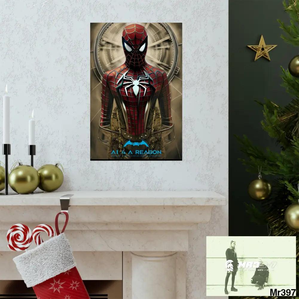 A1 4 A Reason Steampunk SpiderMan Graphic Matte Vertical Posters Poster