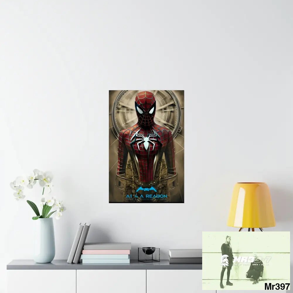 A1 4 A Reason Steampunk SpiderMan Graphic Matte Vertical Posters Poster