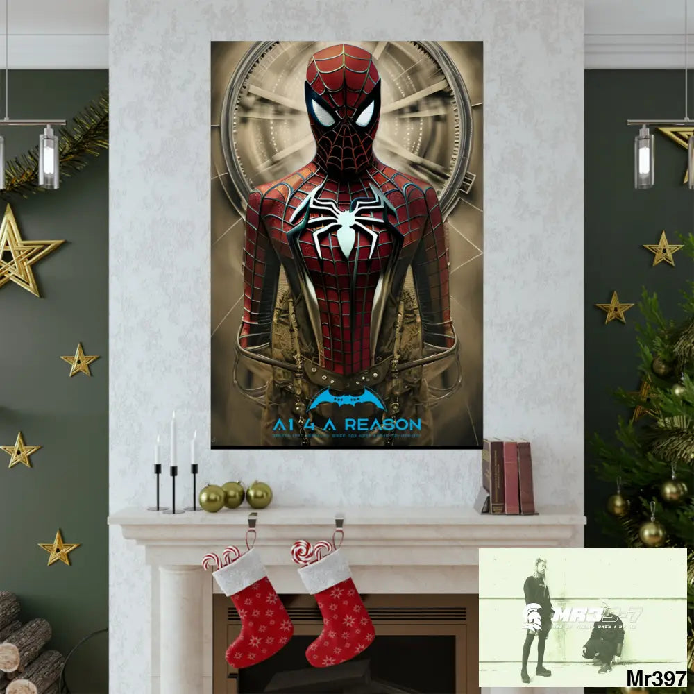 A1 4 A Reason Steampunk SpiderMan Graphic Matte Vertical Posters Poster