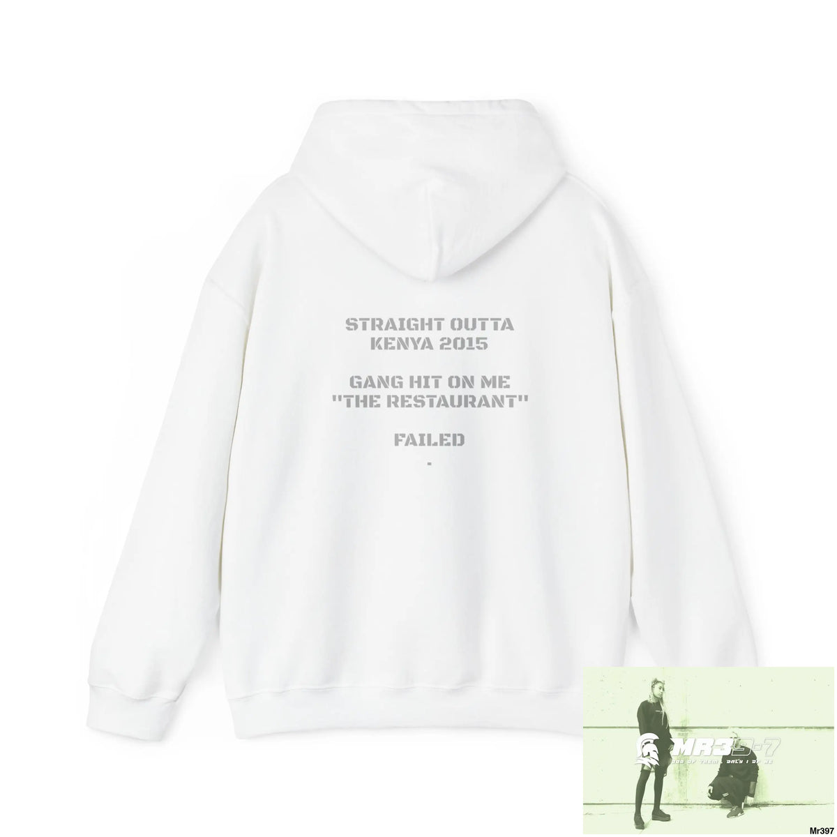 A1 4 A Reason Straight Outta Kenya 2015 Gang Hit on me ’’ The Restaurant ’’ Failed Unisex Heavy Blend™ Hooded