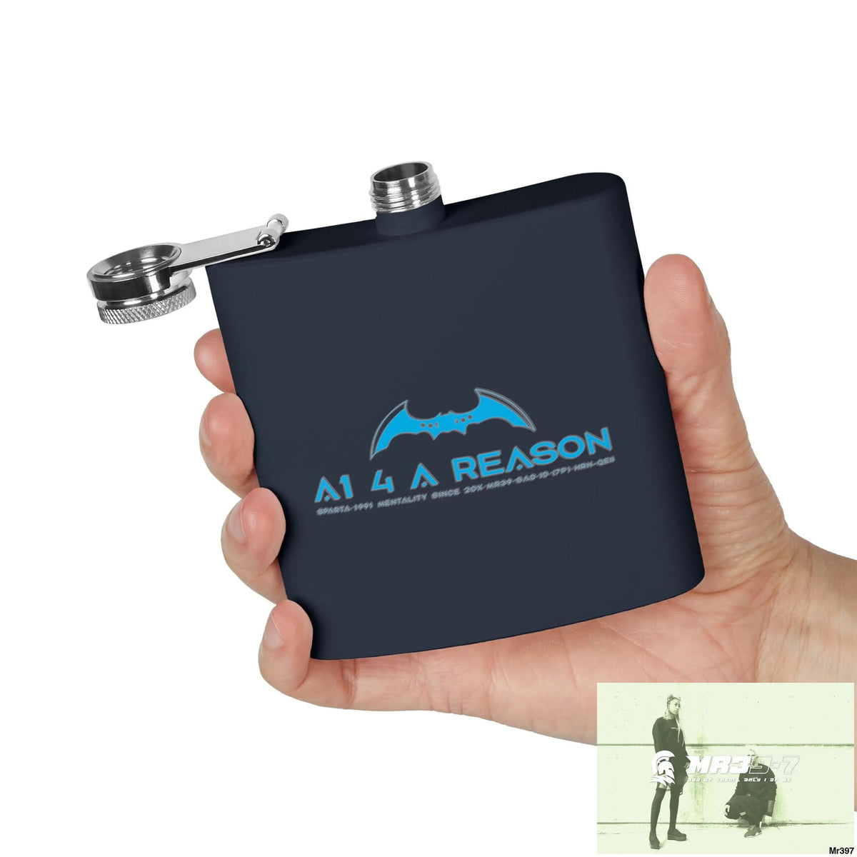 A1 4 A Reason Stylish Stainless Steel Flask for Tea/ Coffee Lovers - 6oz Personalized Gift Mug