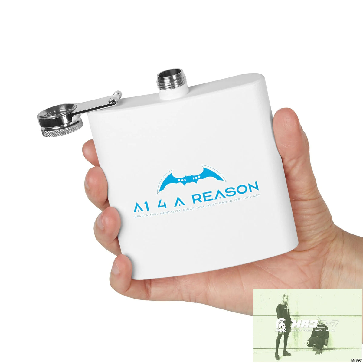 A1 4 A Reason Stylish Stainless Steel Flask for Tea/ Coffee Lovers - 6oz Personalized Gift Mug
