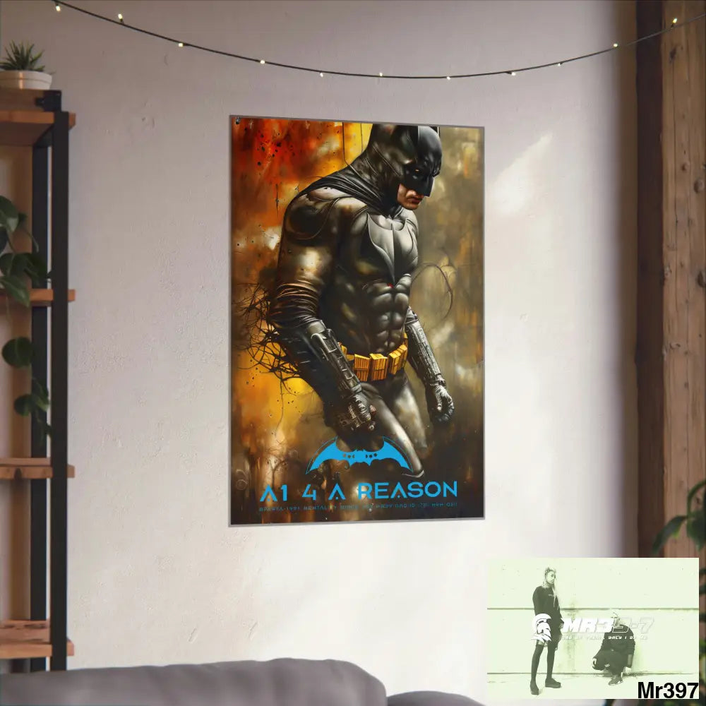 A1 4 A reason Super Resolution Batpain Steampunk Graphic Matte Vertical Posters Poster