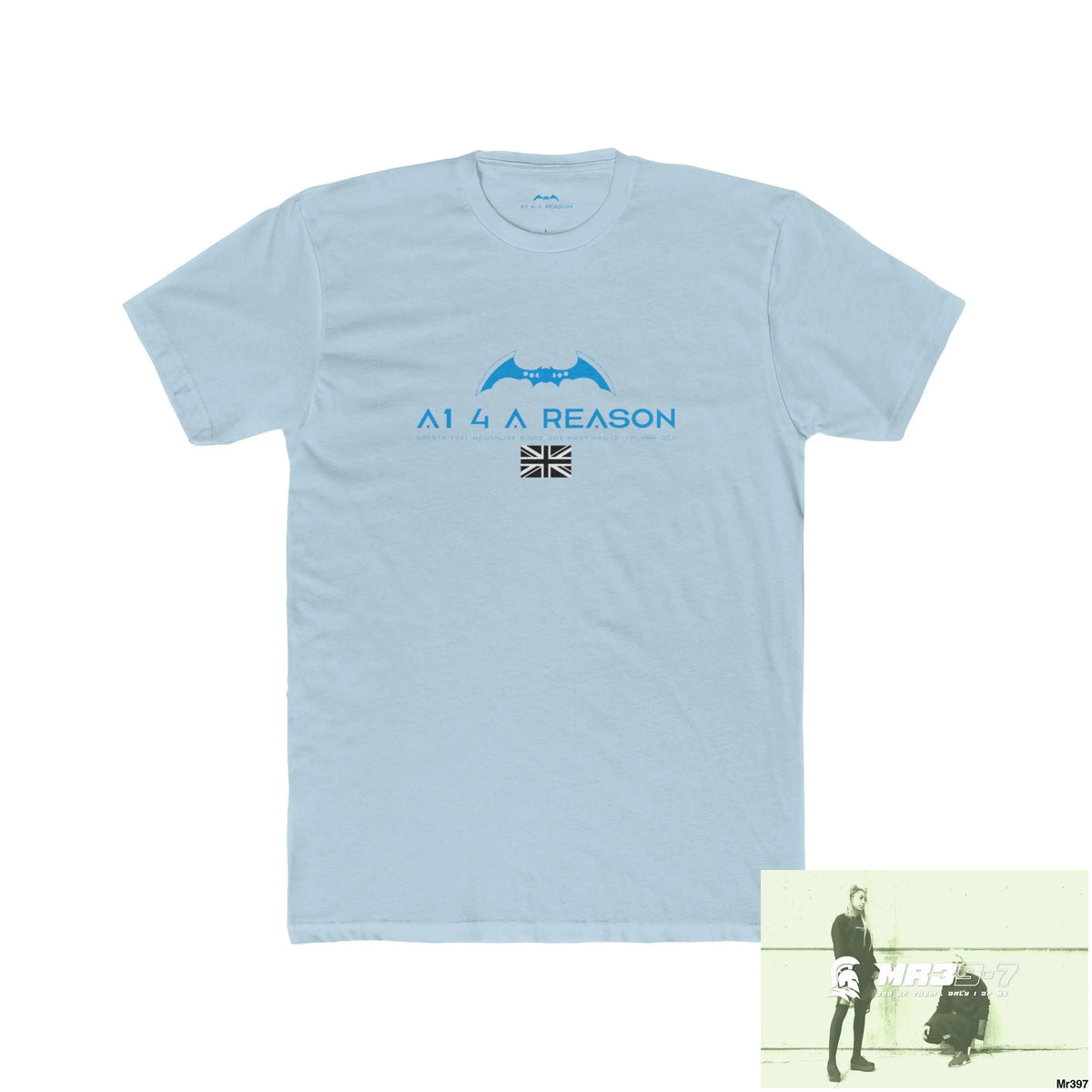 A1 4 A Reason Tactical GB 2012 My Work Colwyn Bay 2012 Men’s Cotton Crew Tee Solid Light Blue / S T-Shirt