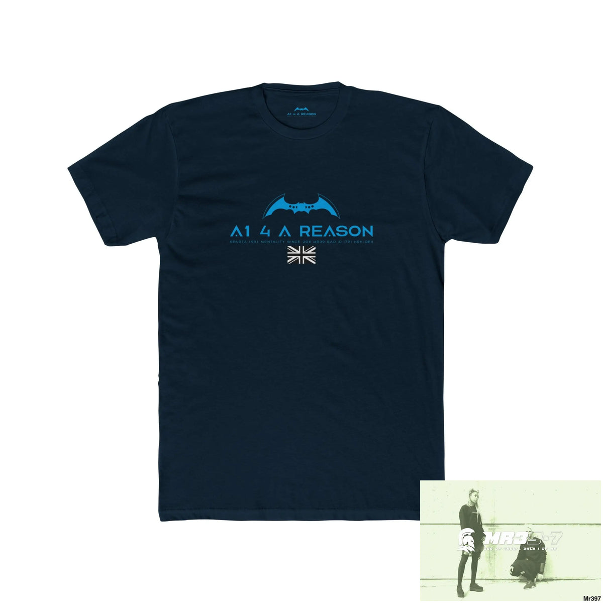 A1 4 A Reason Tactical GB 2012 My Work Colwyn Bay 2012 Men’s Cotton Crew Tee Solid Midnight Navy / XS T-Shirt