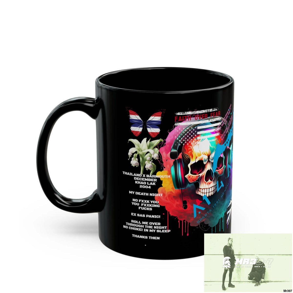 A1 4 A Reason Tactical SAS Roll over 11oz Black Mug GB / Thailand/ Bermo /Wales My Death /Murder night 2004 11oz Mug