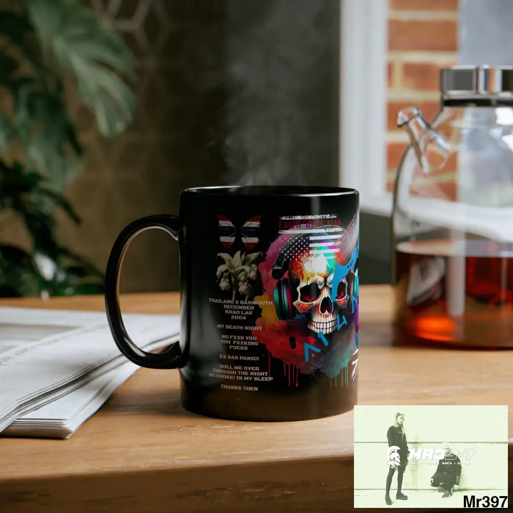 A1 4 A Reason Tactical SAS Roll over 11oz Black Mug GB / Thailand/ Bermo /Wales My Death /Murder night 2004 11oz Mug