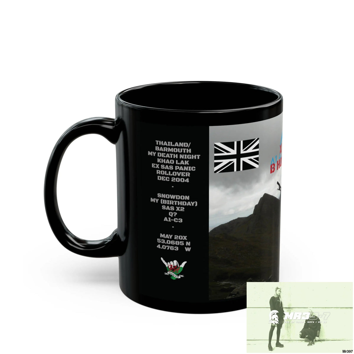 A1 4 A Reason Tactical SAS Roll over Death night 04/ 20X Strike B Done MT Snowdon 11oz Black Mug GB / Thailand/ Bermo